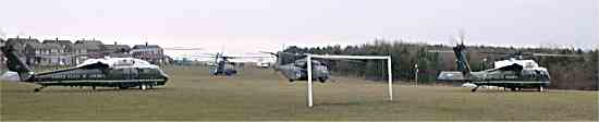 President Bush's helicopters